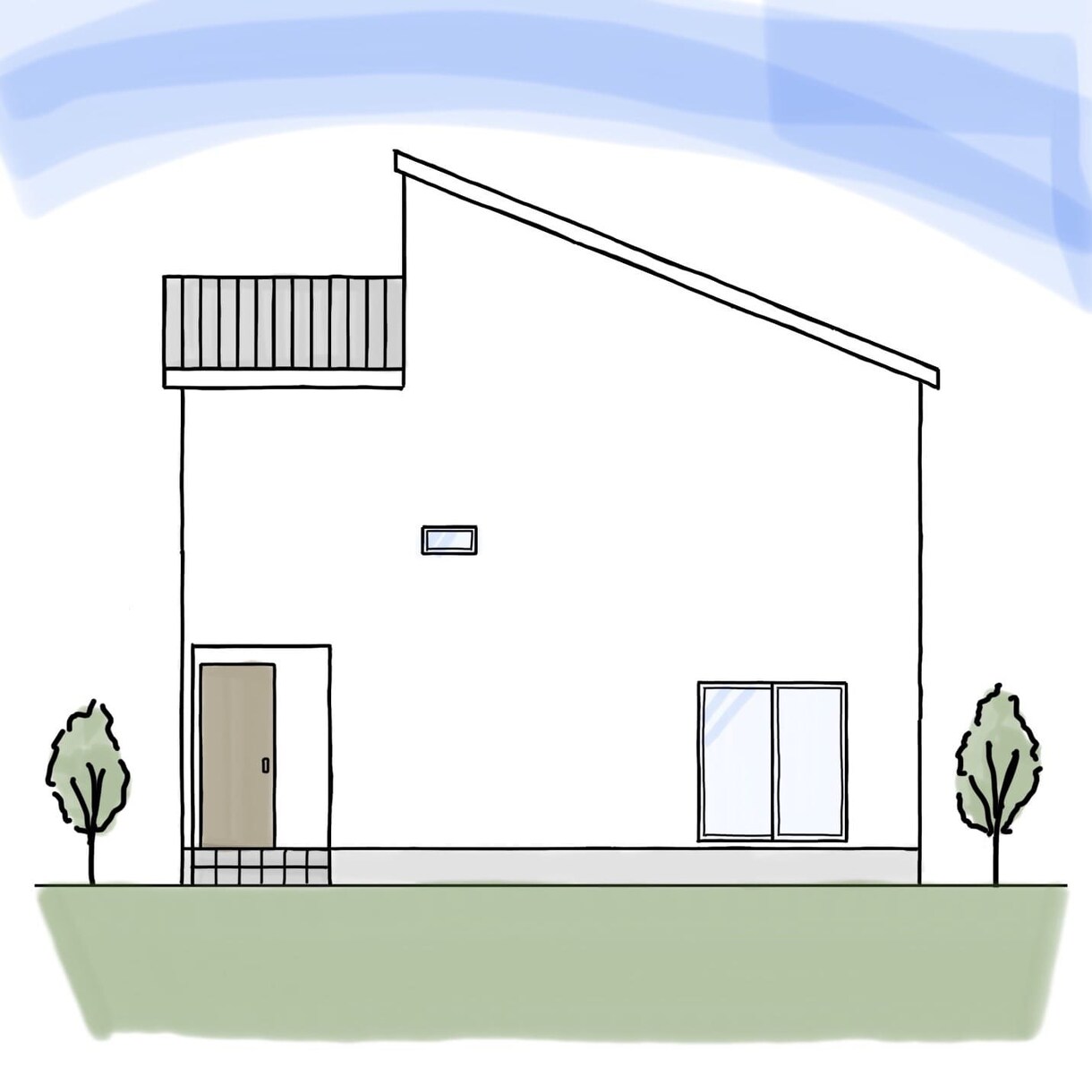 住宅の間取りを提案します 平面図とパースを納品。現役の設計士として理想の間取りを作成 イメージ6