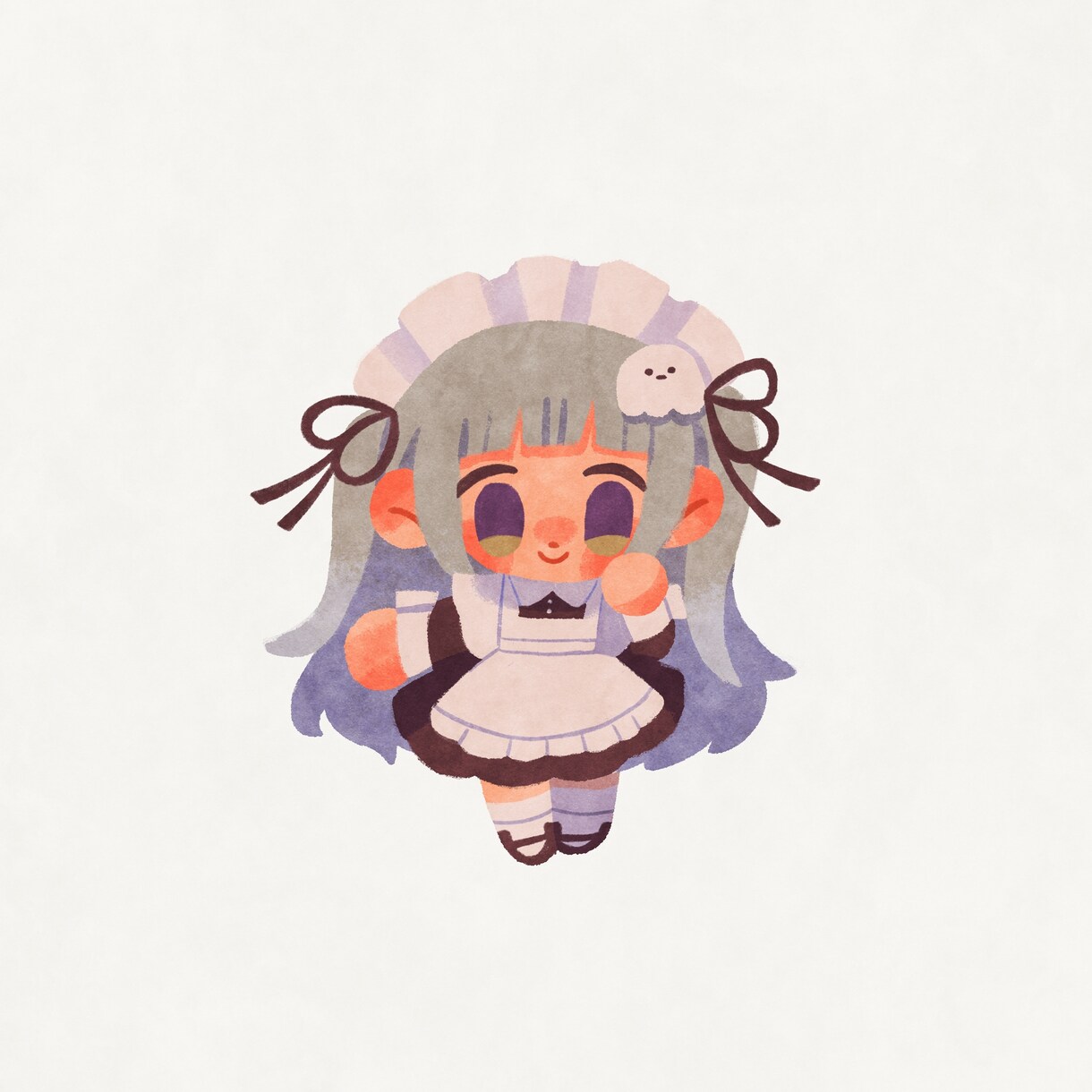 最短翌日！絵本のようなミニキャラ描きます Vtuber/歌い手/配信者向け！デフォルメでかわいい！ イメージ4
