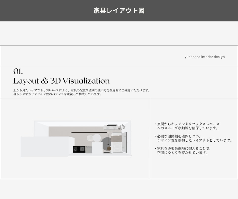理想の空間を、暮らせる形にコーディネートします ― 家具選定から配置までトータル提案 ― イメージ7