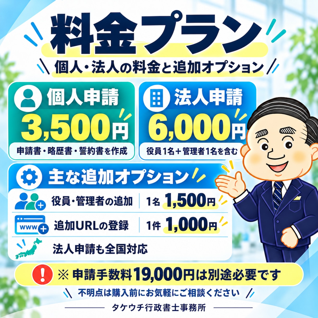 古物商許可申請書を行政書士が作成しますます 個人向け3,500円！全国対応・安心の書類作成 イメージ5