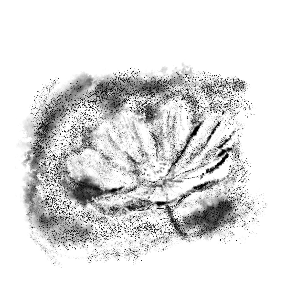 墨で描いたようなイラストを描きます 白黒の墨で描いたようなイラストがほしい方へ イメージ4