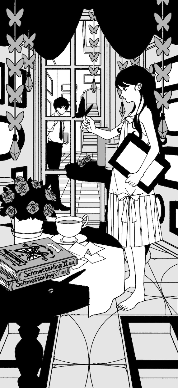 モノクロイラスト/デザイン/アイコン描きます 立ち絵、背景、着色などは各種オプションあります！ イメージ2