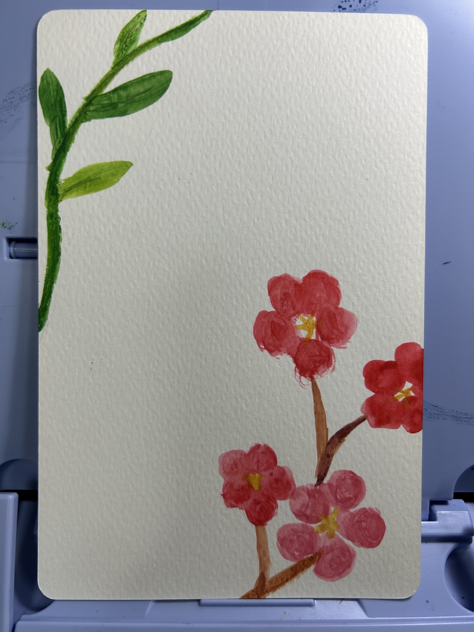 世界に一つだけのメッセージカード作ります お好きな植物教えてください！お描きいたします！ イメージ2