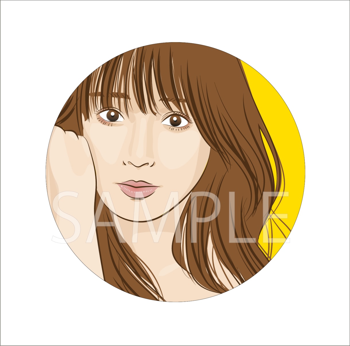 写真を元に似顔絵アイコンを作成いたします SNSやYoutubeのアイコンのための似顔絵を描きます！ イメージ2
