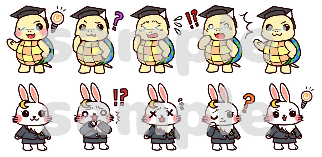 動物や人間キャラのデフォルメイラスト描きます ＳＮＳのアイコンなどを描かせてください！ イメージ7