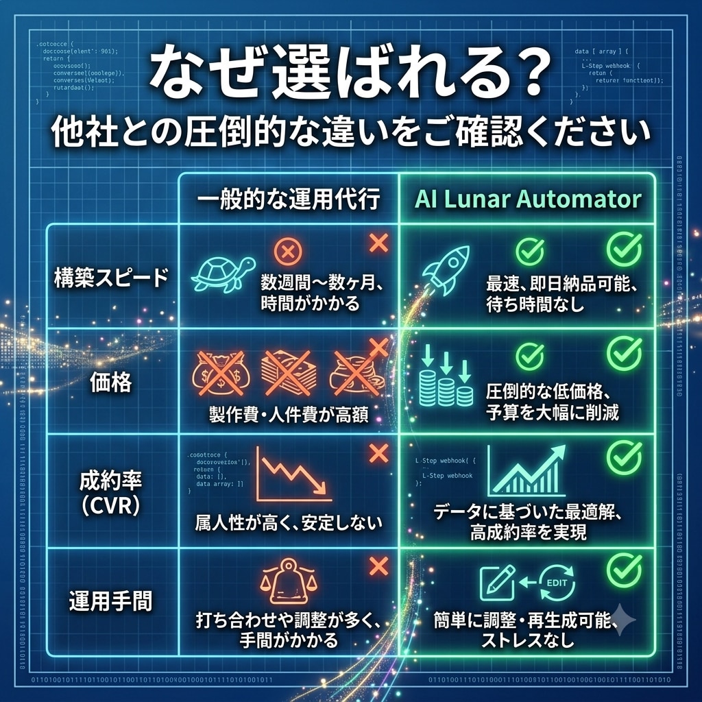 挫折知らず！AI搭載ステップ配信代行します AI×プロの型で、成約する文章に変えます。 イメージ9