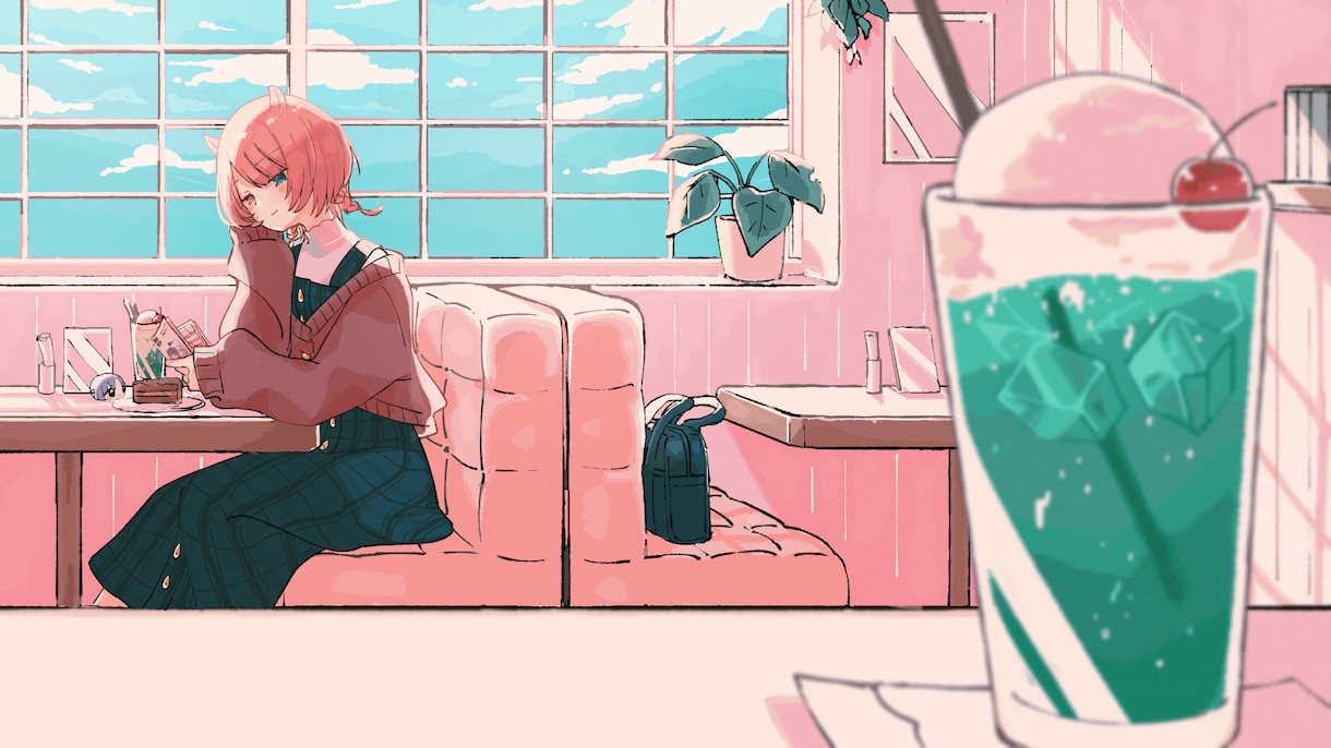物語を感じる、柔らかくあたたかな一枚絵を制作します キービジュアル・MV・Vtuber向け一枚絵を制作します イメージ5