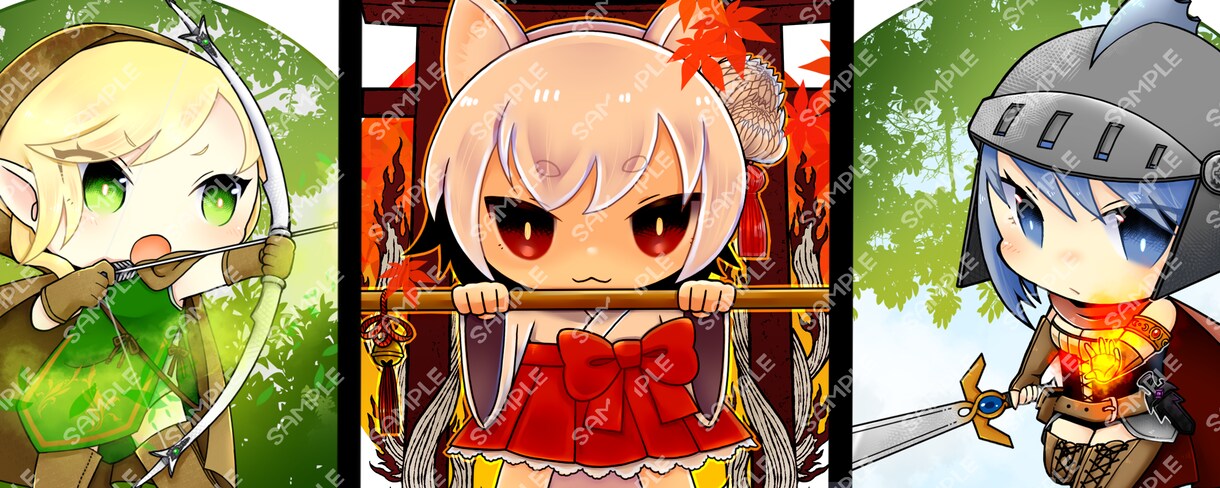 SNSアイコンのイラストを描きます 可愛いイラストをアイコンに使いませんか？ イメージ3