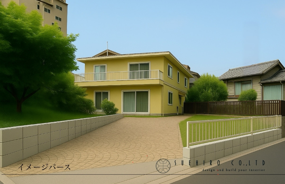 AIで建築の完成イメージをリアルに再現いたします ご要望に沿った建築イメージをスピーディーに生成いたします。 イメージ2