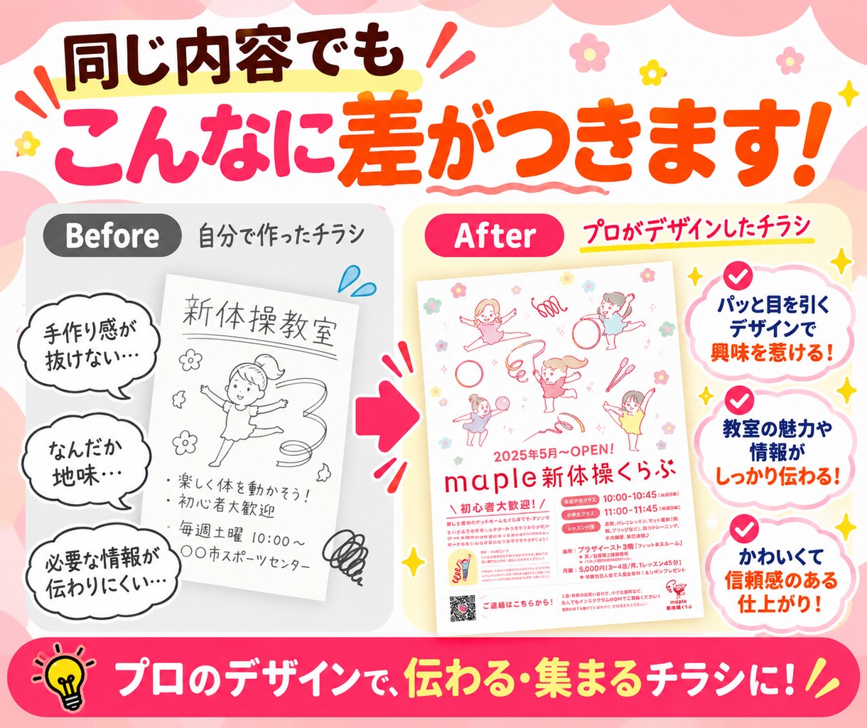 子ども教室専門！反応が出る集客チラシ作ります ＼修正2回まで無料！安心してお任せください／ イメージ3