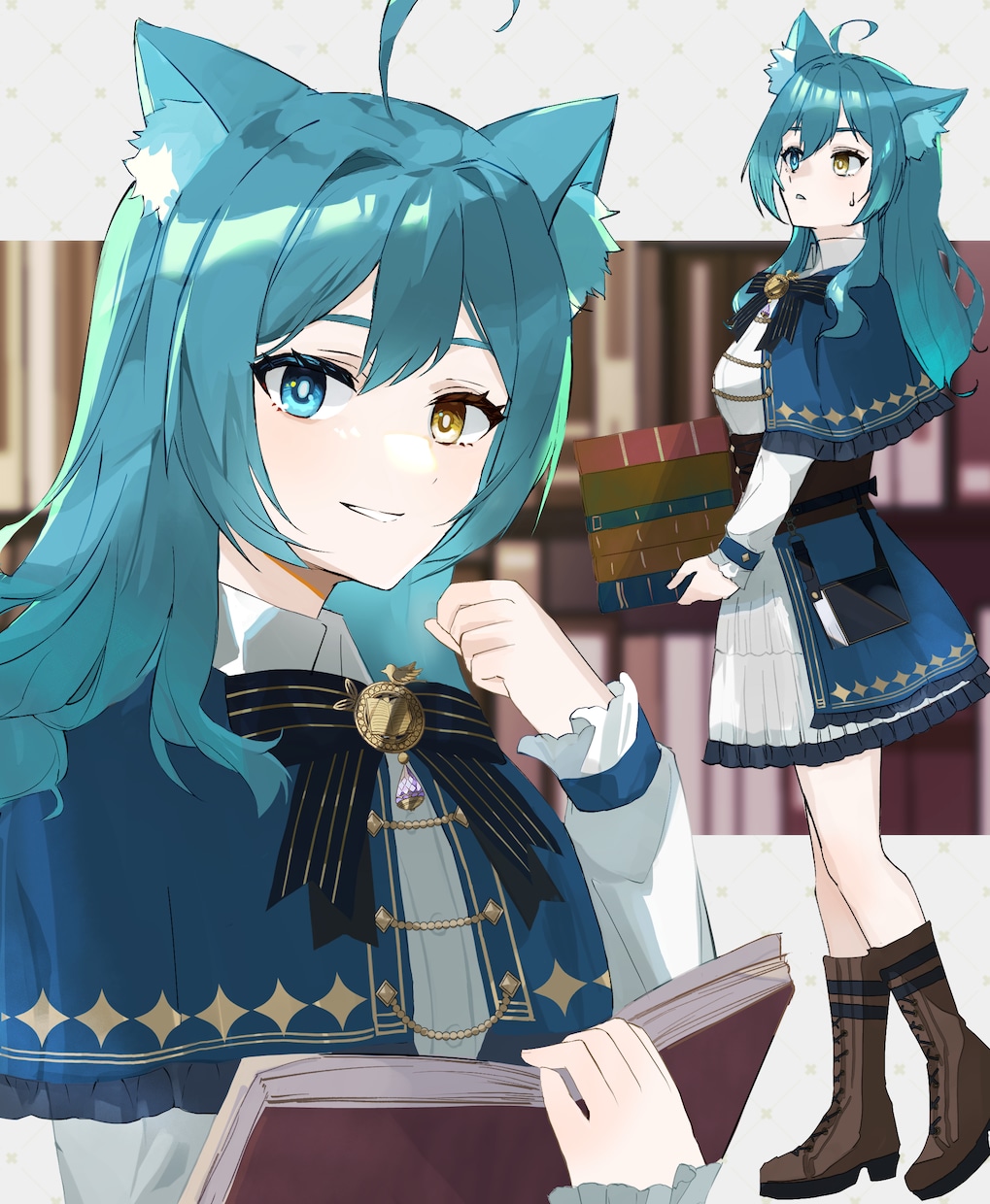 フワモフ！ケモ耳キャラお描きします ケモノ、ケモ耳キャラ大歓迎！！素敵な一枚絵をお描きします イメージ3
