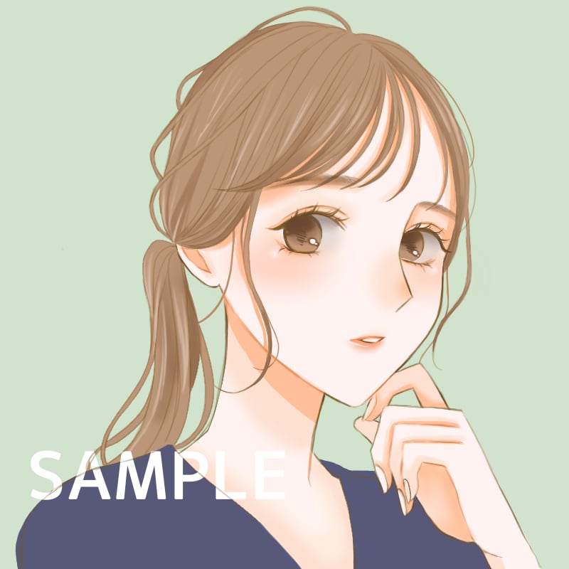 アイコンにおすすめ♡可愛いイラストお描きします 似顔絵風・デフォルメ・イメージイラストなどもお受け致します◎ イメージ4