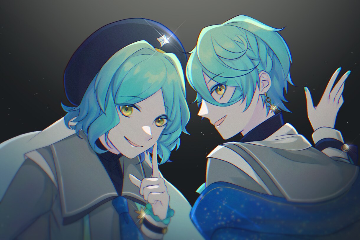 キラキラなイラスト制作いたします 一枚絵/アイコン/グッズイラスト等様々な用途に対応いたします イメージ2