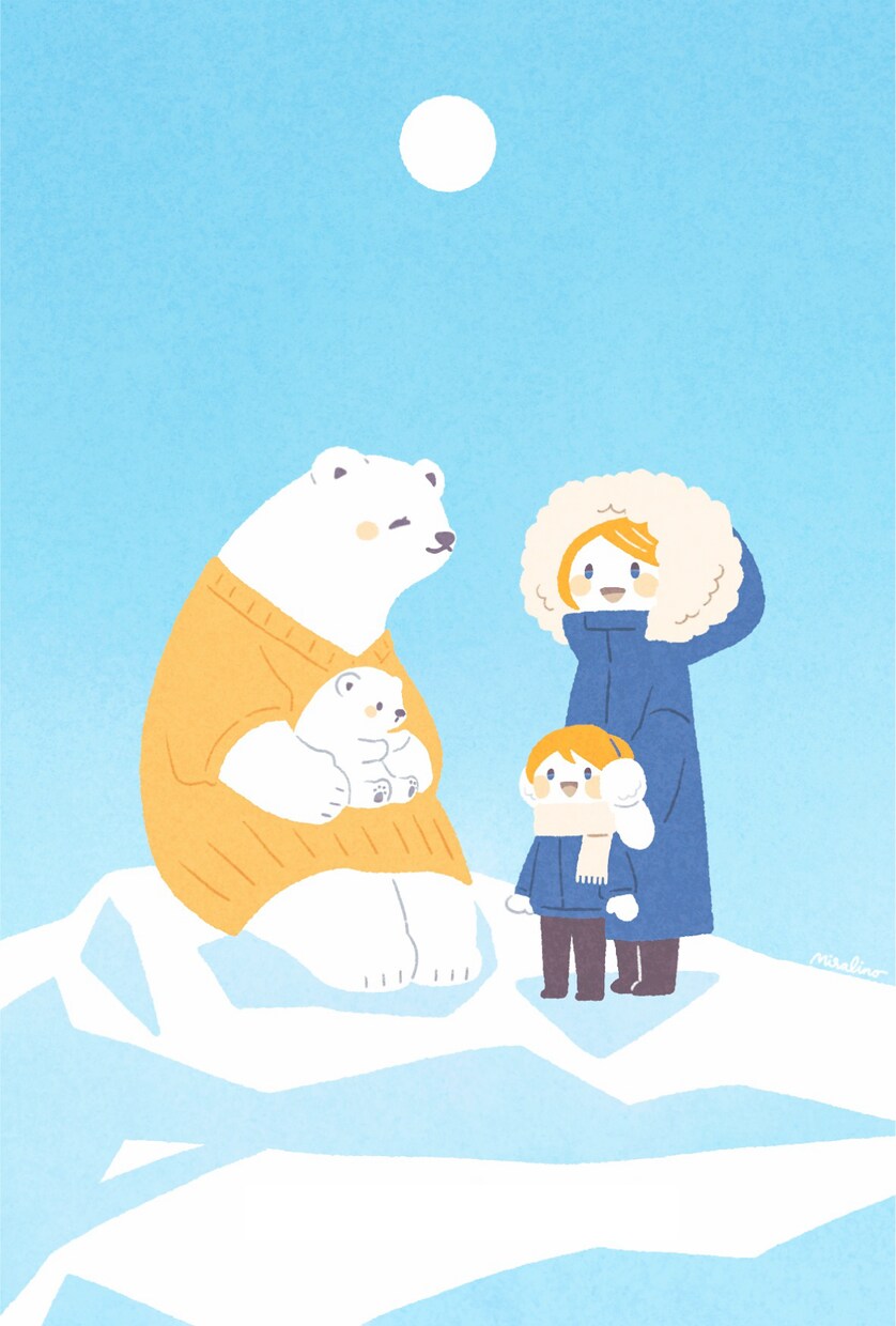絵本のようなかわいいカットイラスト描きます チラシやブログ、SNS等の温かいワンポイントに！ イメージ6