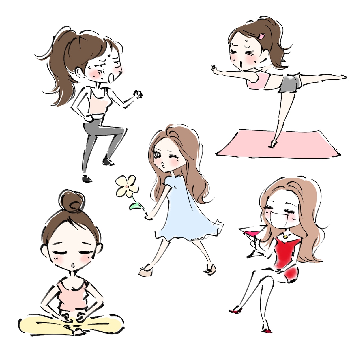 商用◎！ゆるカワであそび心あるイラスト描きます SNSアイコンやWEBのワンポイントの挿絵にご利用下さい！ イメージ4