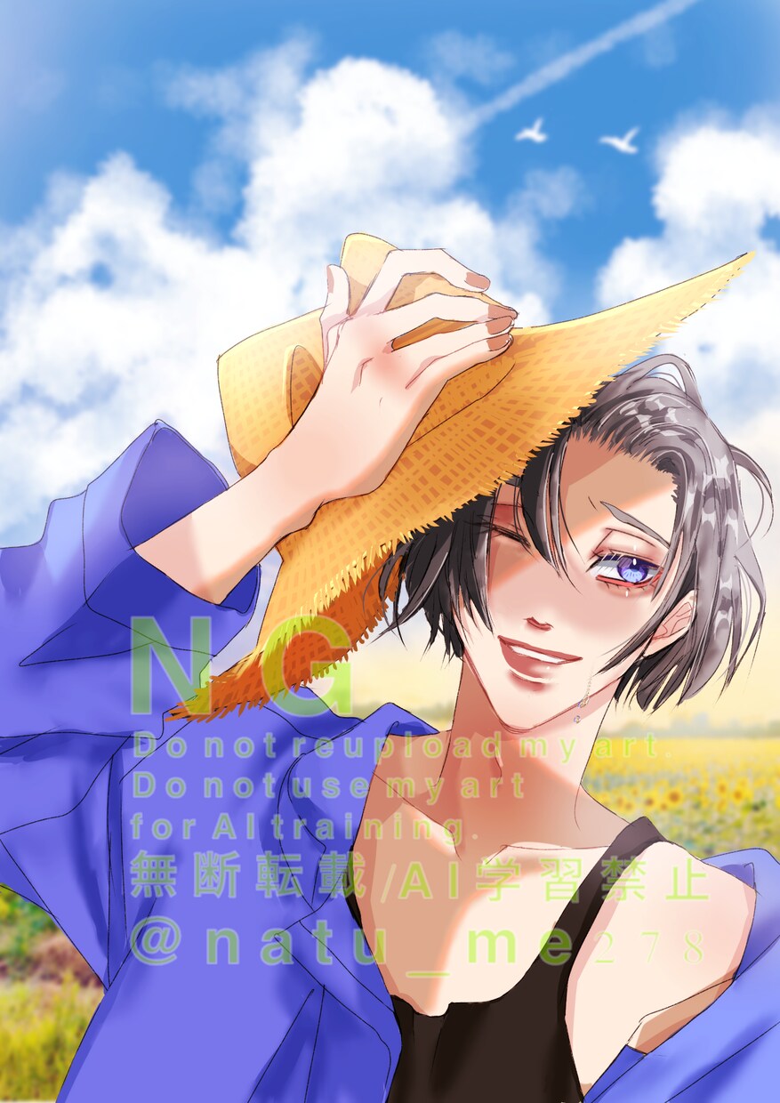 中性的な男子や女子、植物、自然をお描きします 貴方だけのイラストを、心を込めてお描きします。 イメージ4