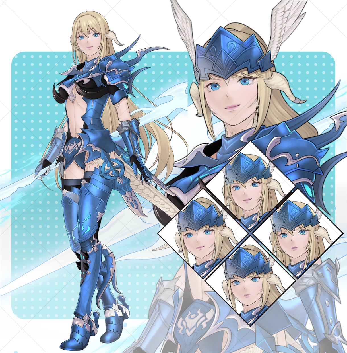 立ち絵イラスト制作承ります ゲーム/TRPG/IRIAM オリキャラが必要な方◎ イメージ6