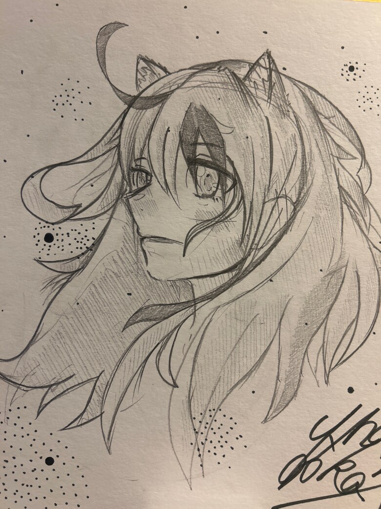 頭から首、または肩までのイラスト描きます アカウント画像やイラストのラフ画でお困りの方へ イメージ3