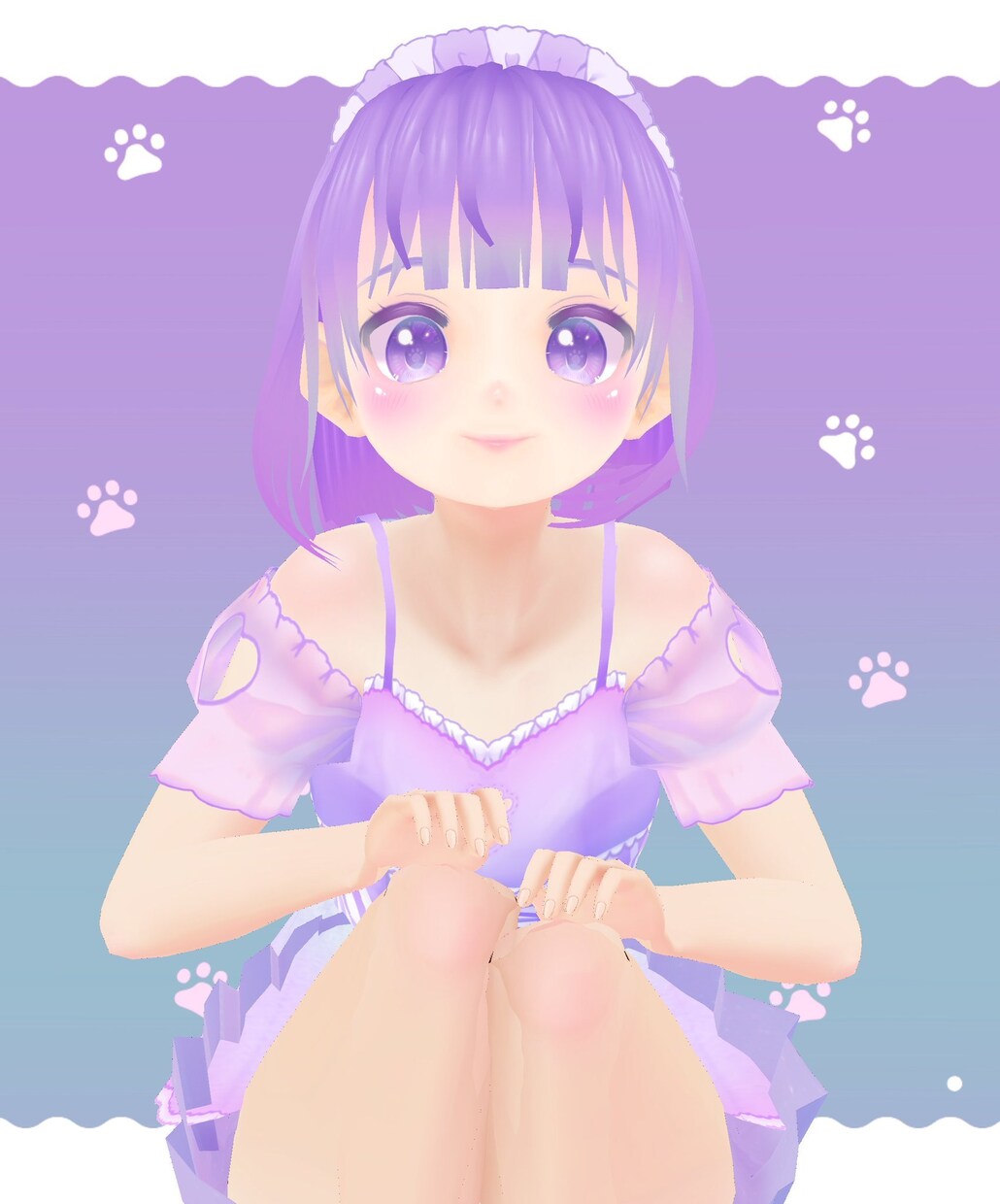 可愛い系が得意です♡VRoid3Dモデル作ります VTuber活動、VRChat、cluster等様々な用途◎ イメージ4