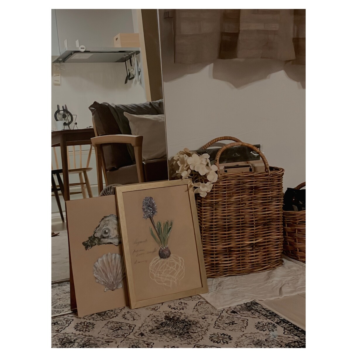部屋に飾りたいお花の絵を描きます 大好きなお部屋、こだわりの空間に、絵を飾る楽しみを。 イメージ7