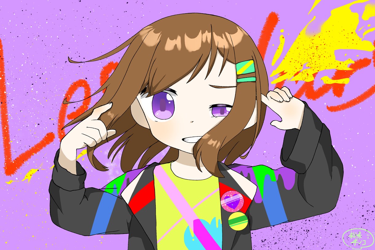 全力で可愛い1枚絵を描きます 動画にも使えるイラストを作成します！ イメージ4