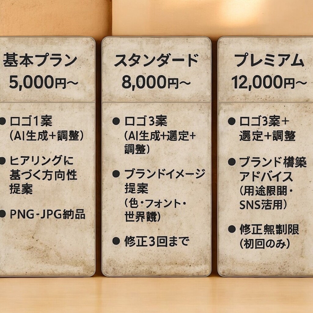新しい広告設計を0.1秒で勝負します AI × デザインで唯一無二のロゴを制作戦略世界観まで提案 イメージ2