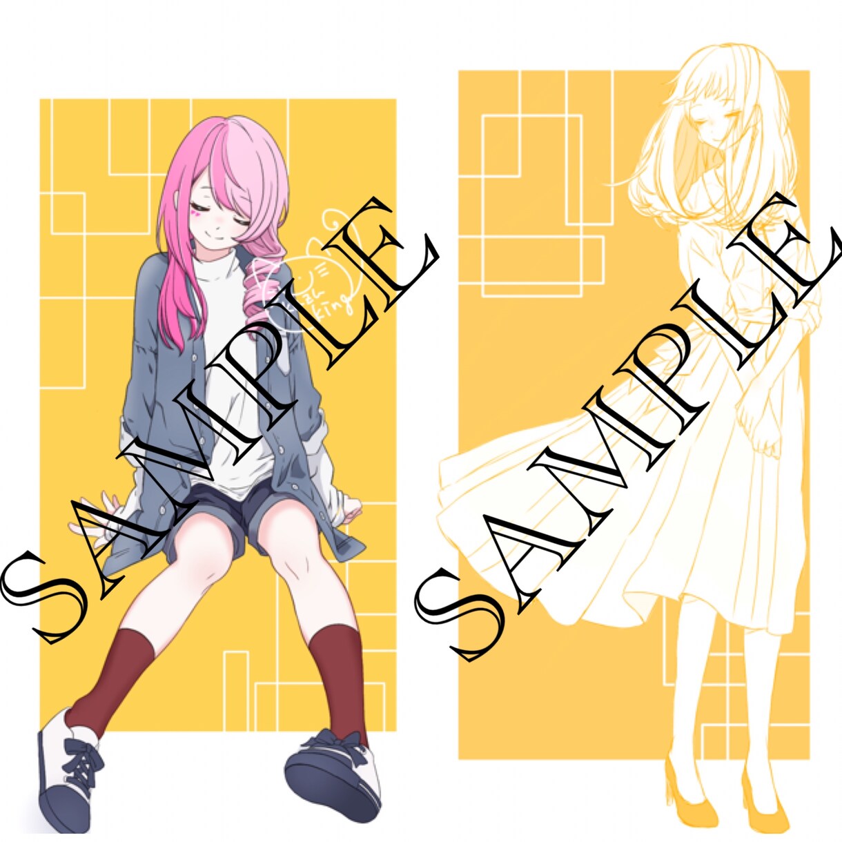 私の絵柄でご要望のイラスト描きます お客様の理想をどこまでも追求致します！ イメージ4