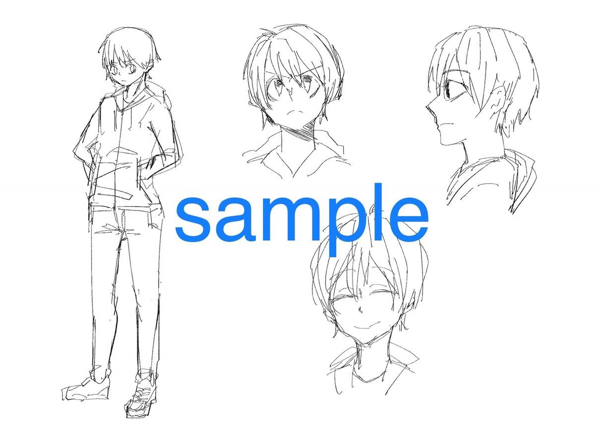 あなただけの設定資料風イラストを描きます キャラを考えたけど描くのが難しい、、そんな方にオススメです！ イメージ2