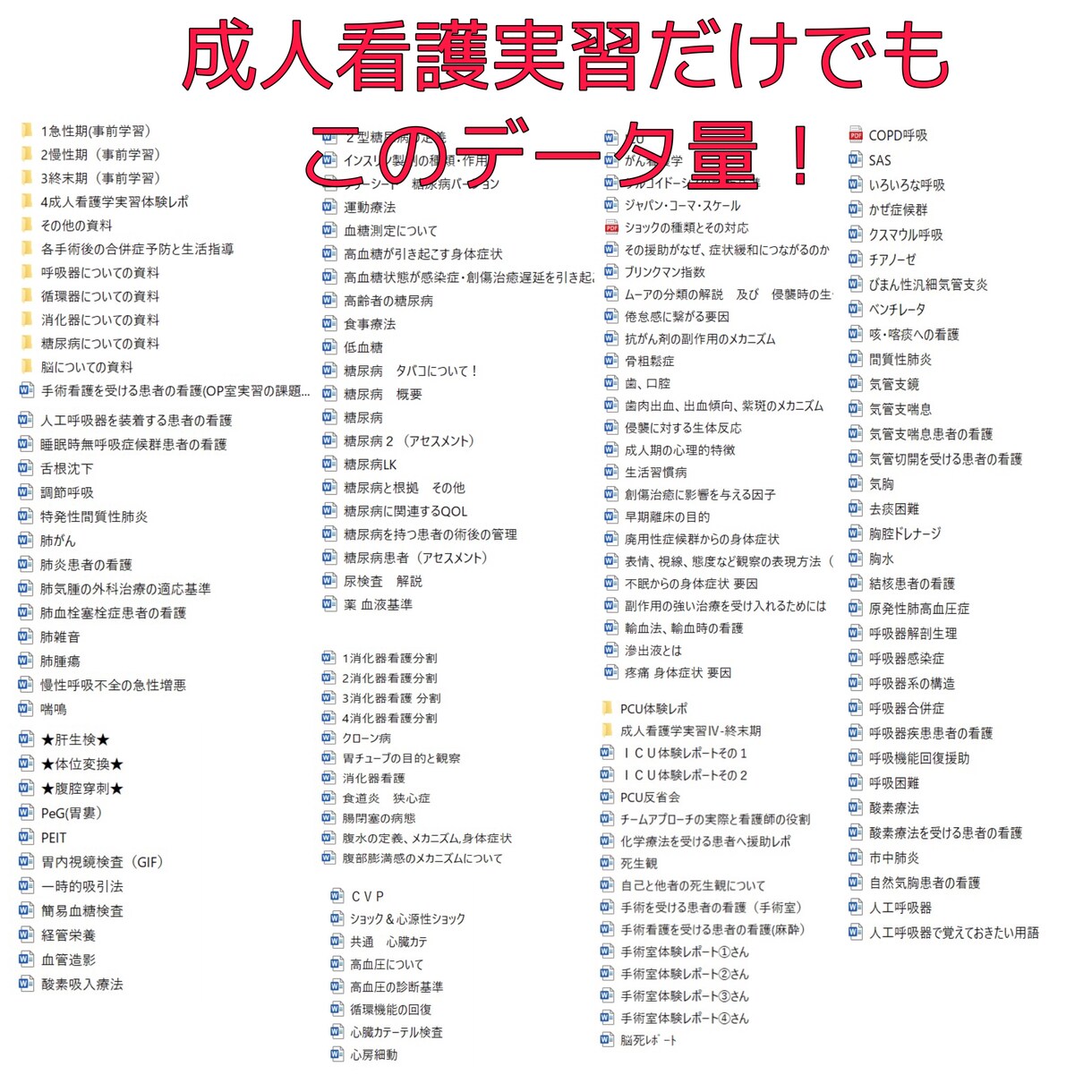 看護学生の勉強、実習のサポートします 看護実習 看護計画・診断 関連図 アセスメントケースレポート イメージ3