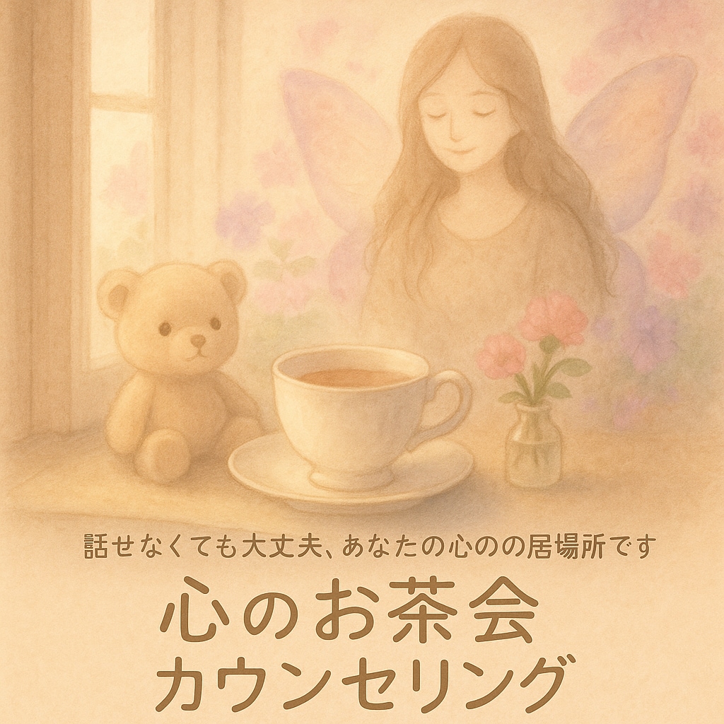 心のお茶会カウンセリングします 話せなくても大丈夫、あなたの心の居場所です イメージ1