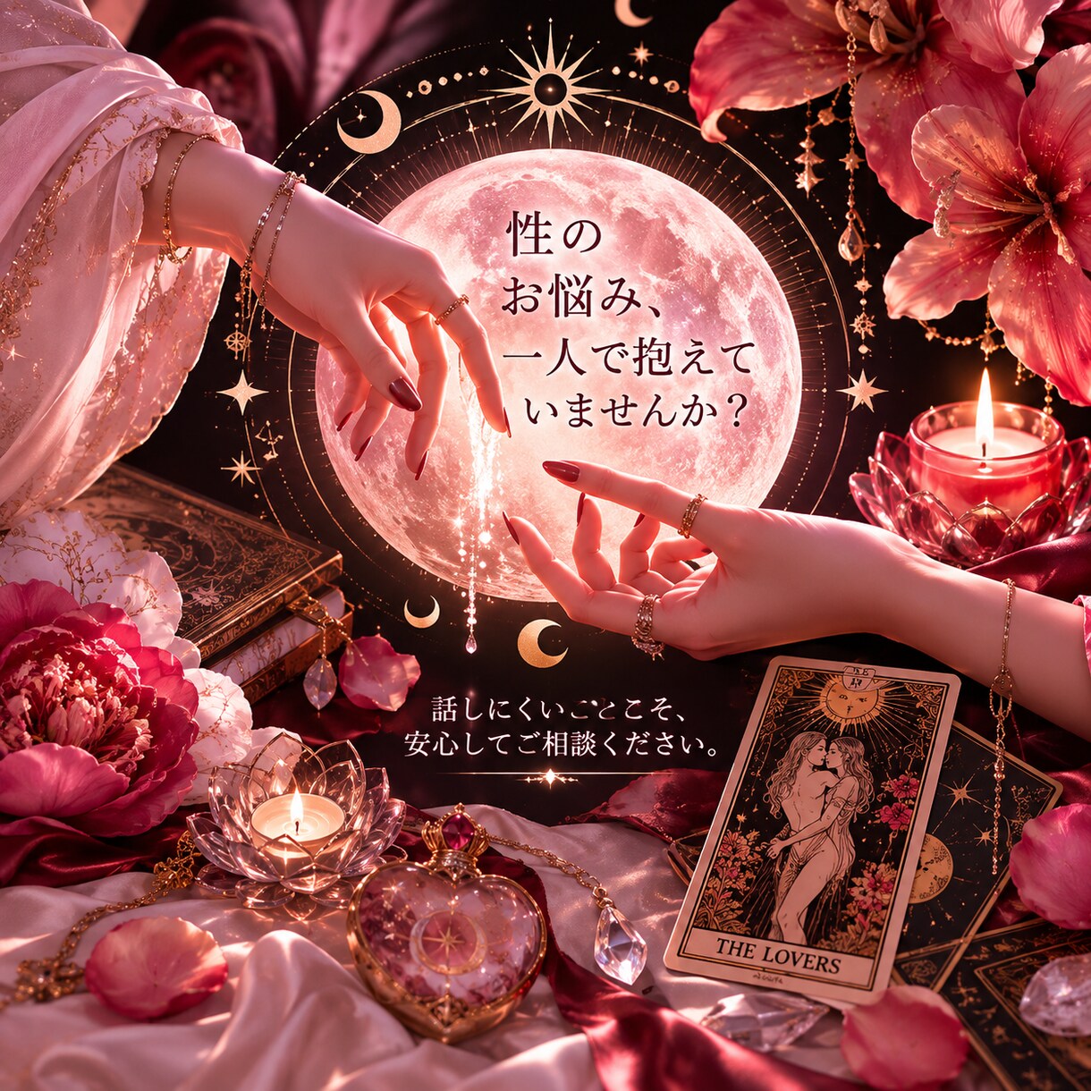 恋愛＆性のお悩みを鑑定します 性についてのお悩み、身体の相性、相手の心情を鑑定します イメージ1