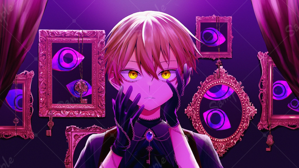サムネイル・1枚絵お描きします 表情差分2点まで無料です！リピ割あります！ イメージ1
