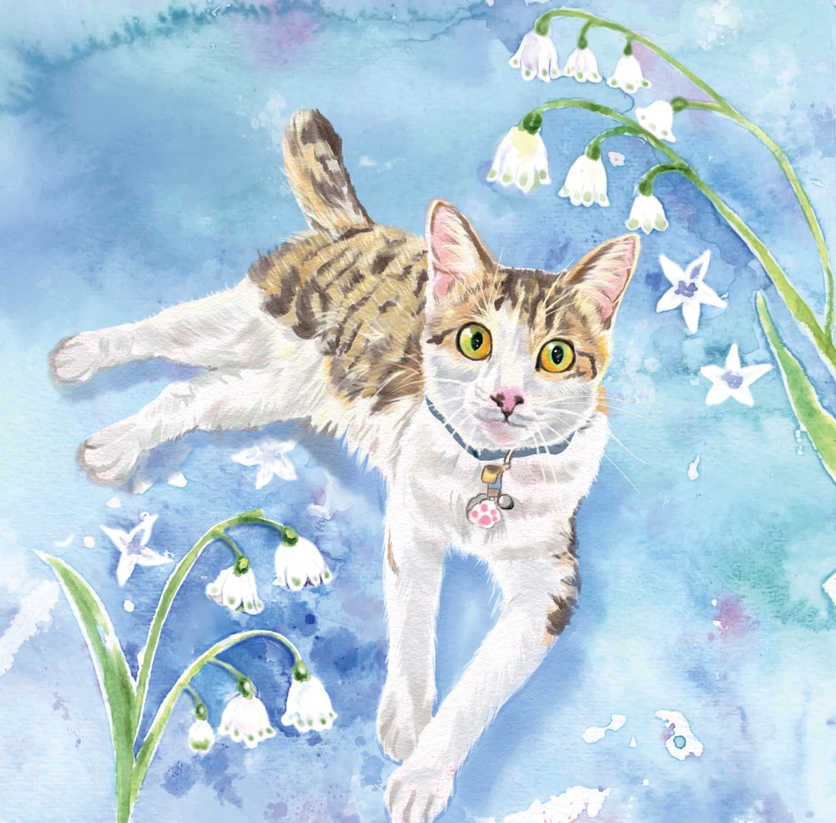 オーダーメイドであなたのペットお描きいたします 大切なペットとの想い出が温かみのあるイラストに☆彡 イメージ5
