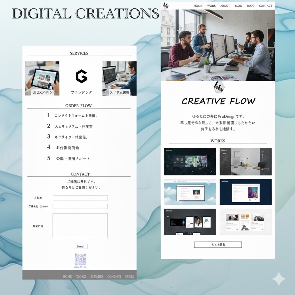 おしゃれでシンプルで見やすいホームぺージ作成します SEOに強いホームページ、スマホ対応のWebサイトを格安制作 イメージ1