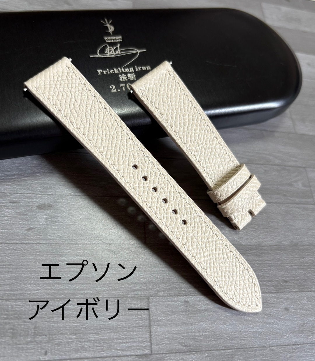 腕時計の革ベルトをオーダーメイドで制作します ロレックス、アップルウォッチ、wena3、など対応可能です。 イメージ8