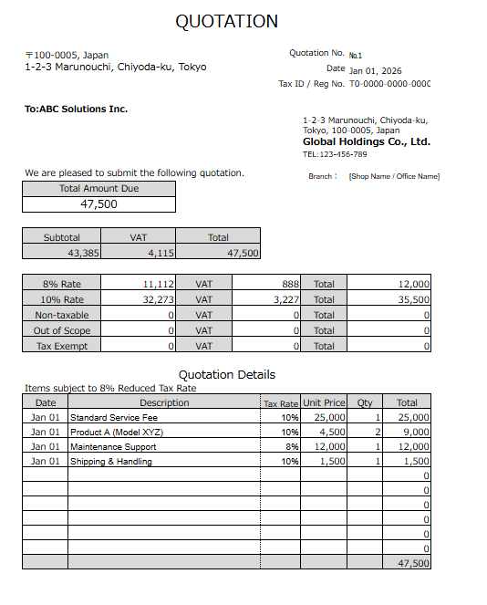 200億企業課長監修！1クリックで帳票を一括します GAS/VBA搭載。スプレッドからPDF・Excel自動生成 イメージ7