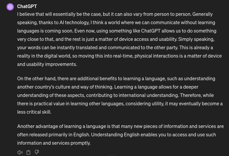 AIを使った英作文添削＋模範回答2案作成します 詳細な解説、安価、24時間返却、質問可、文字数無制限 イメージ3