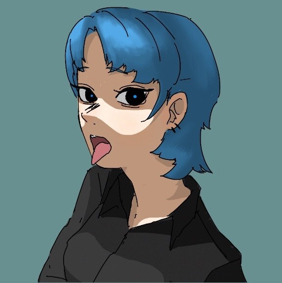 シンプルなキャラアイコンを描きます バストアップで正面、横顔など。 イメージ1