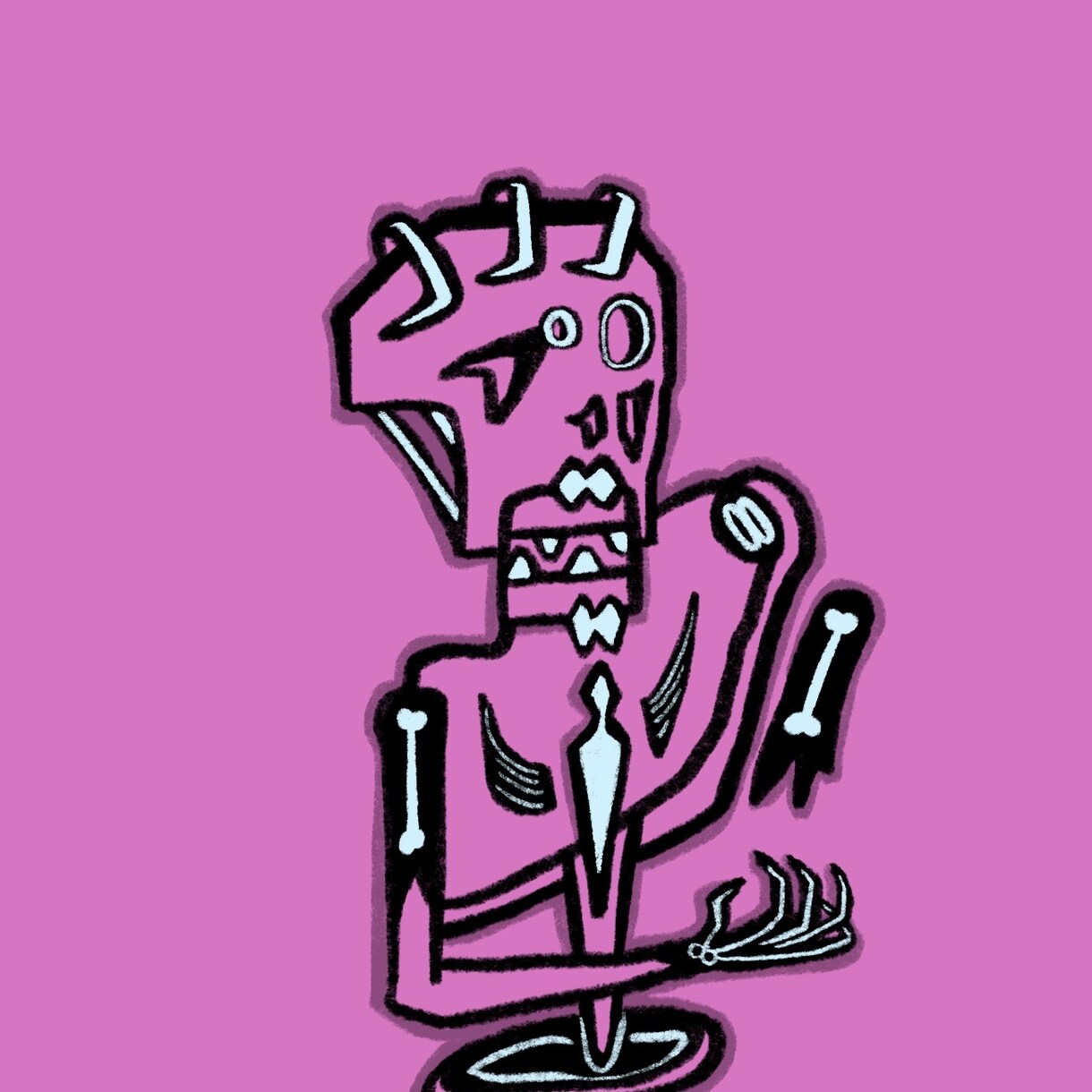アイコンに合うオリジナル性抜群イラストを描きます よくわからないけど誰がみてもカワイイ絵を！ イメージ1