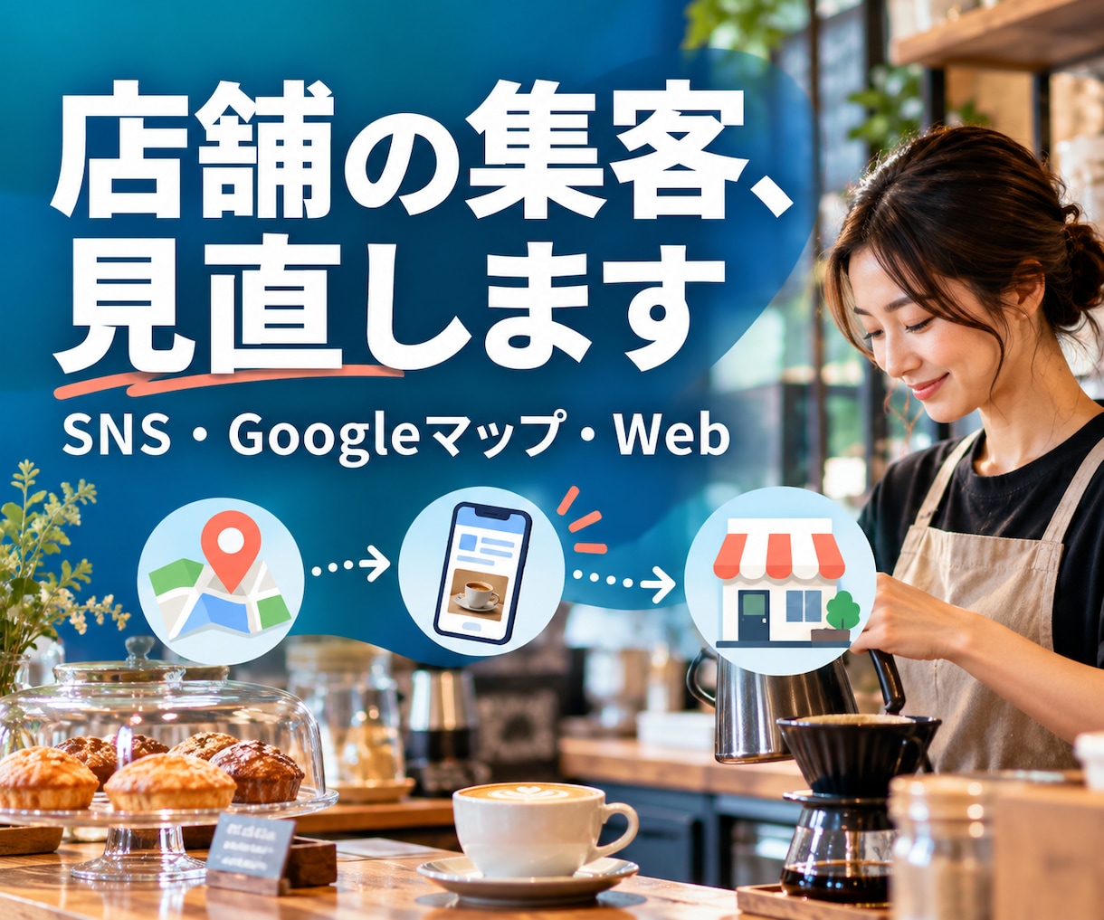 個人店向けにWeb集客・SNS改善案を作ります お店の魅力が伝わる改善案を作成 イメージ1