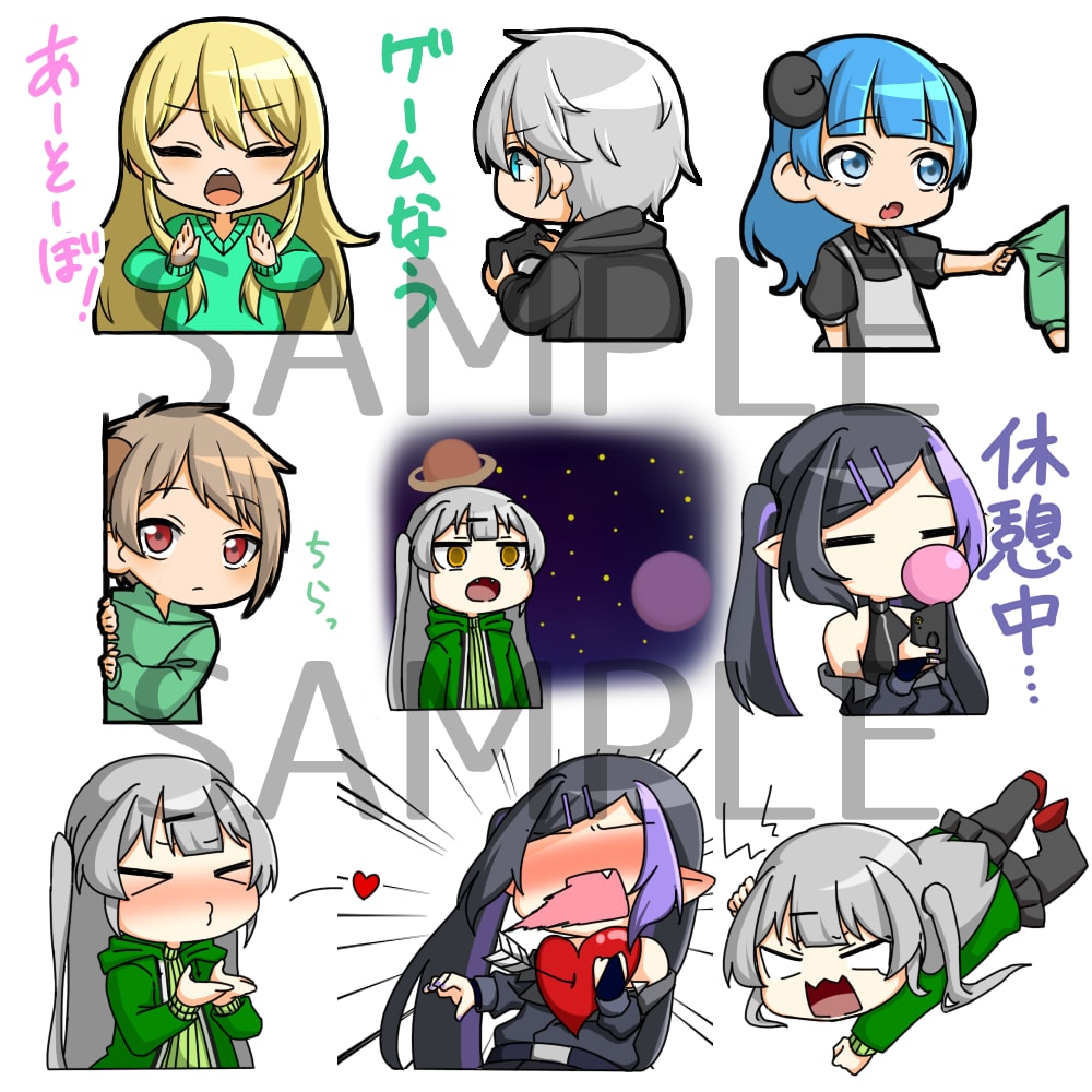LINEスタンプ制作します 可愛いミニキャラのオリジナルLINEスタンプはいかがですか？ イメージ1