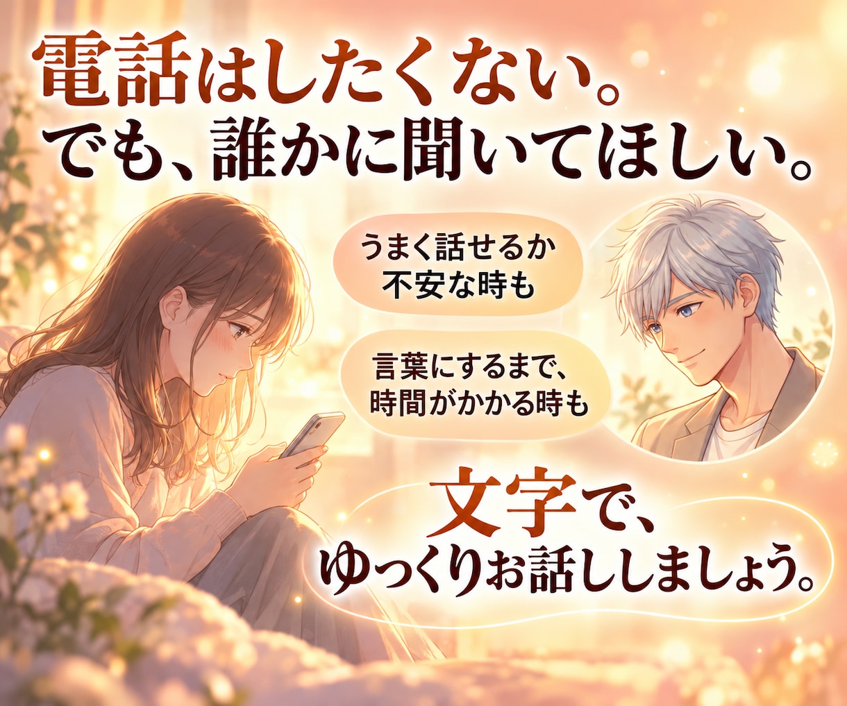 恋愛で疲れたあなたの心を3日間一緒に整えます 彼のことで考えすぎる時に｜文字で気持ちをゆっくり整理 イメージ4
