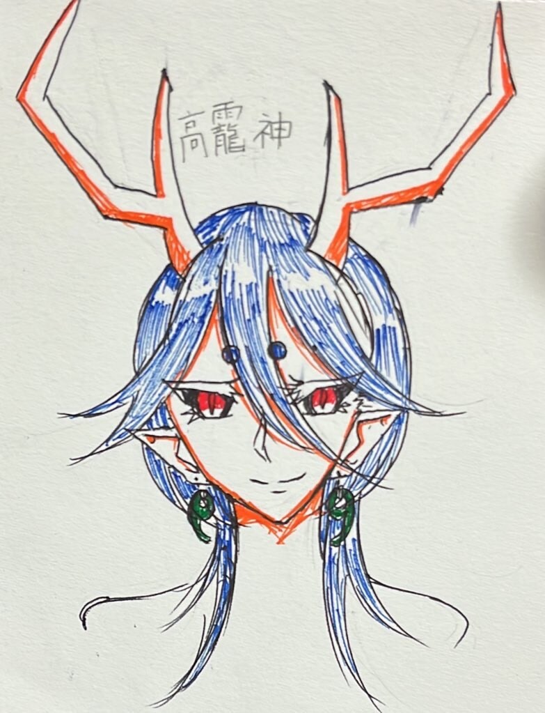 守護霊やハイヤーセルフのイラスト化します 自分や後ろの方々の解像度を上げたい人向け。陰陽師がお絵描き。 イメージ4
