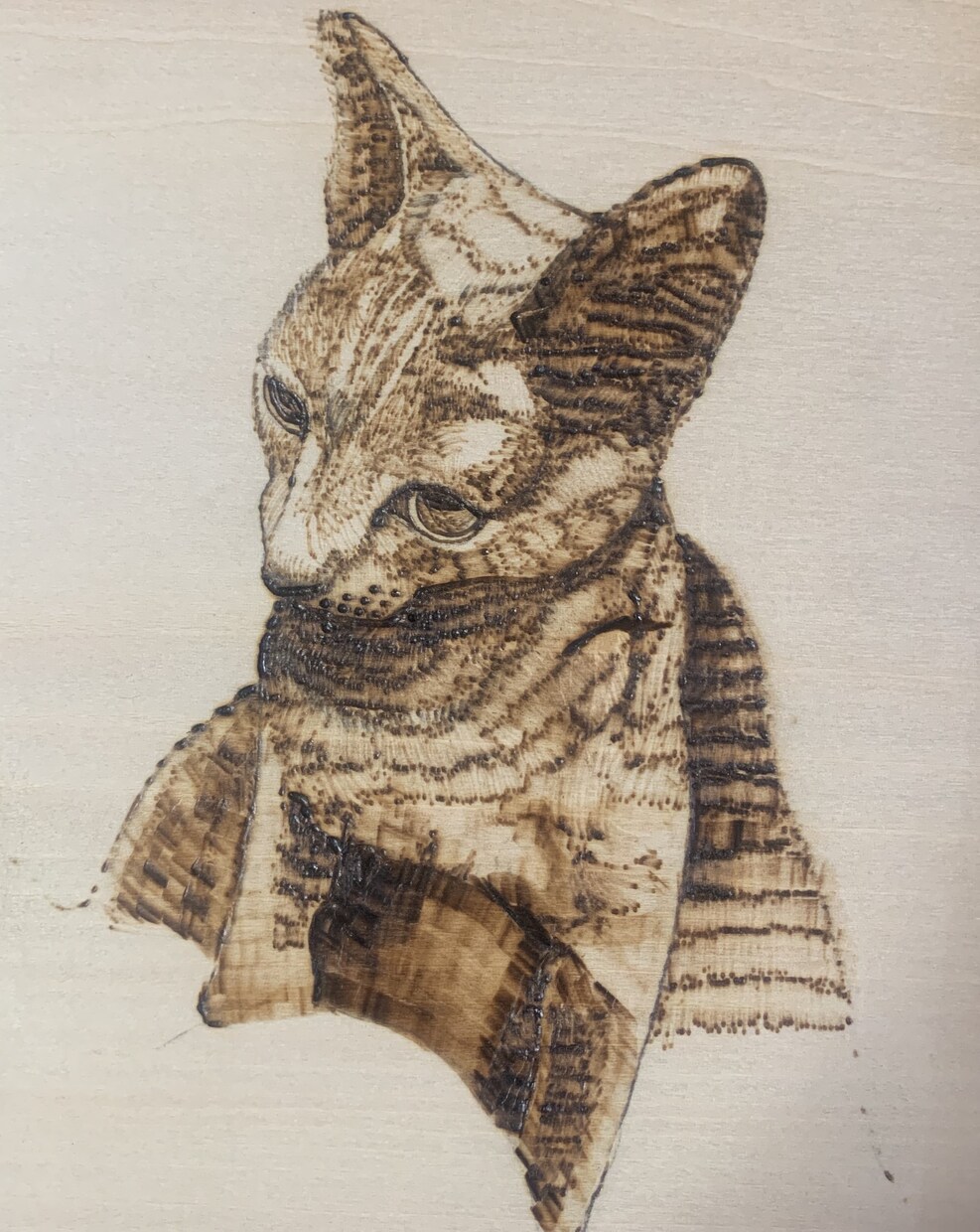 大切な人、ペットの似顔絵を描きます 大切な思い出を木の温もりに包まれた絵として、残しませんか？ イメージ1