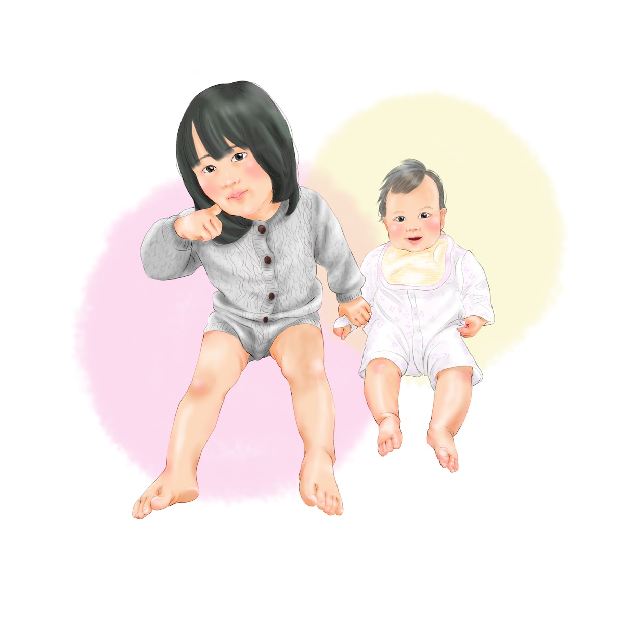 似顔絵とお名前の詩を描きます 思い出をまるごと、あの頃にそっと会いにいける一枚 イメージ8