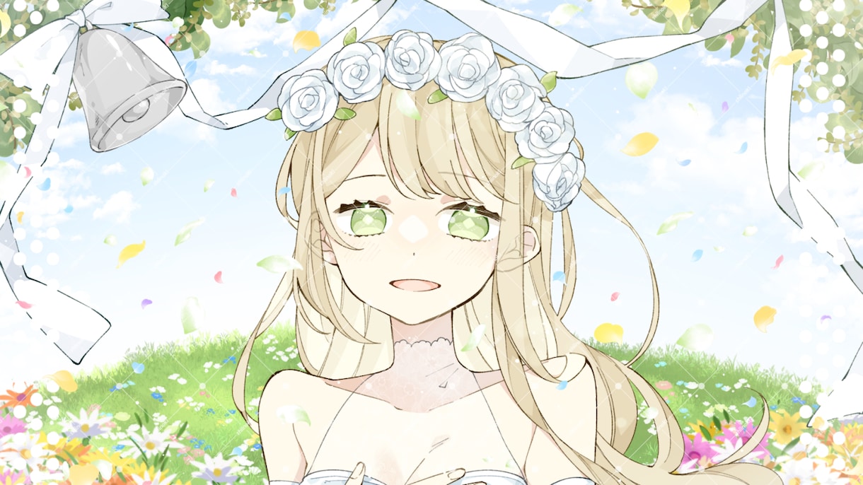 動画のサムネや表紙、挿絵等のイラストをお描きします MV用イラストやアイコンに使えるポップで可愛いイラストです イメージ5