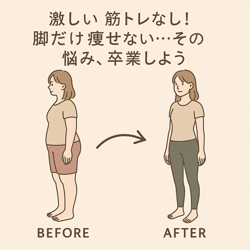 骨格ウェーブさん向け　30日間で脚やせさせます 体重が減っても足だけ痩せないあなたへの脚やせ特化サポート イメージ2