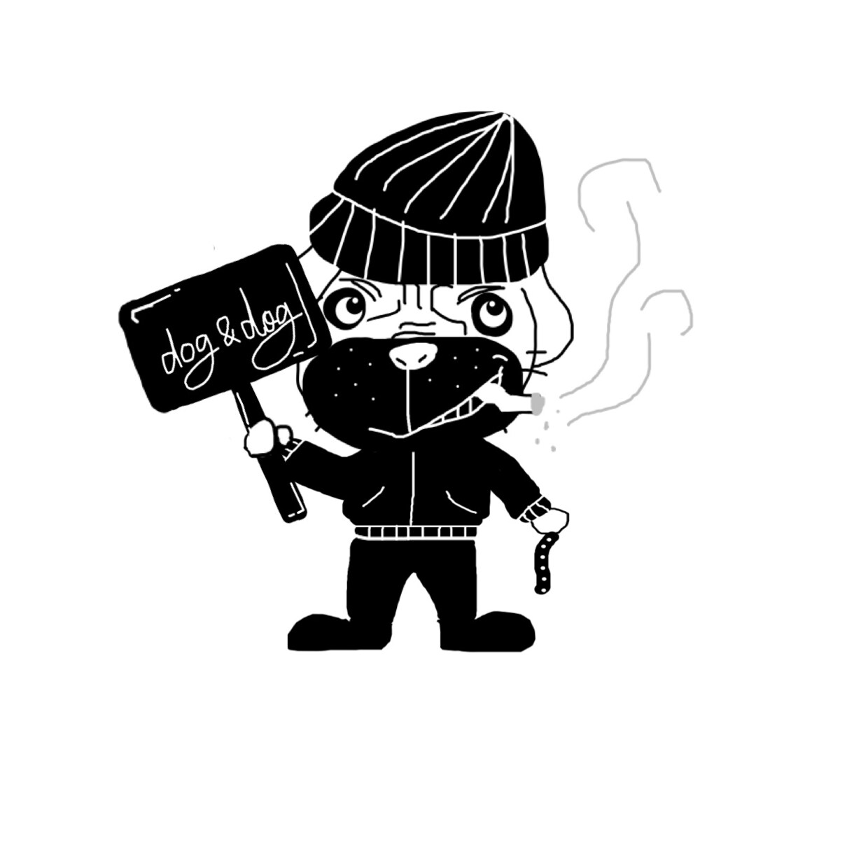 モノトーンのイラスト描いてます SNS用のアイコンなどにご利用ください。 イメージ1