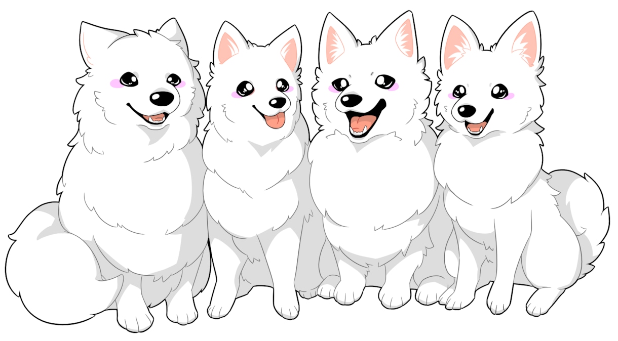 愛犬、愛猫、あらゆる動物家族の似顔絵描きます 可愛い家族を精一杯かわいく、かっこよく、描かせて頂きます！ イメージ1