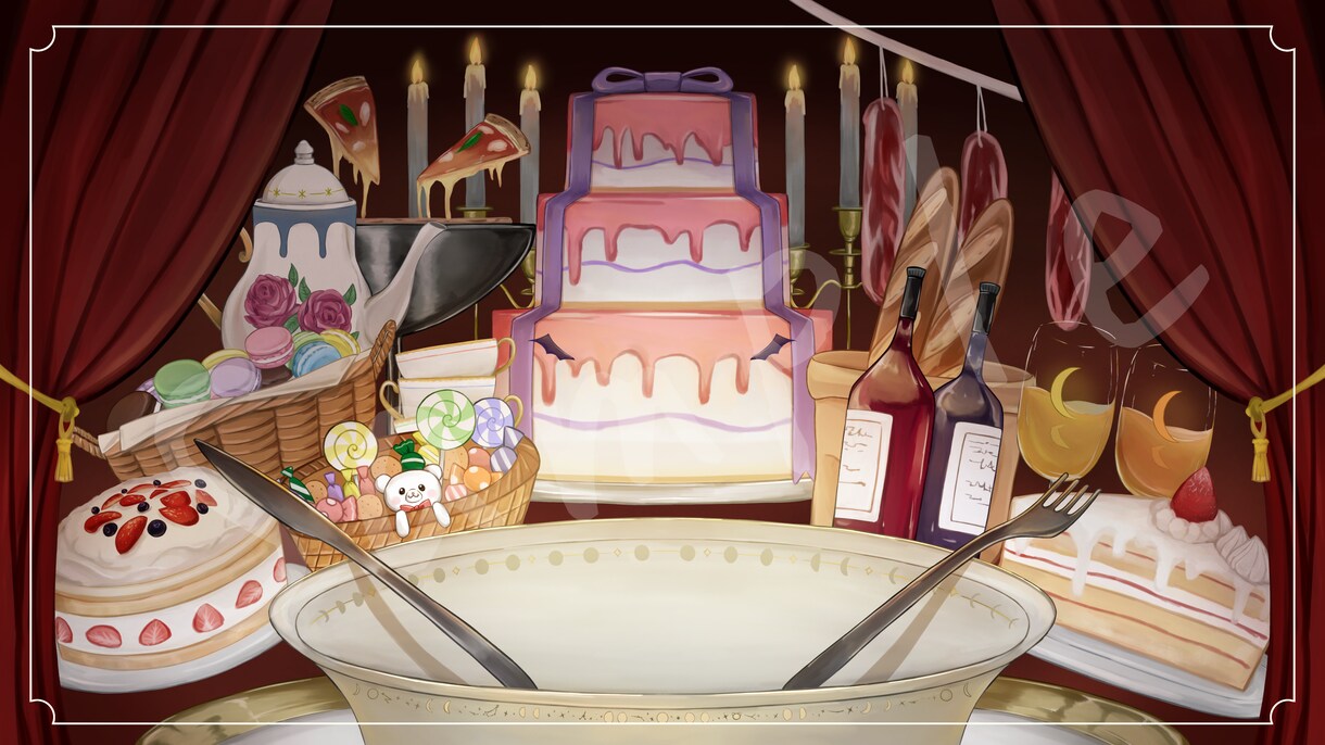 歌ってみた、動画サムネイル制作致します すぐに制作を始めれます！厚塗りで個性的な1枚をお届けします！ イメージ2